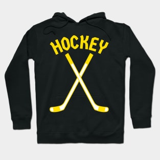 HOCKEY CROSSED STICKS LOGO Hoodie